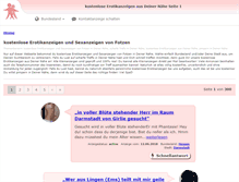 Tablet Screenshot of fotzensexanzeigen.com